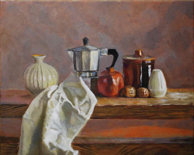 oil paintings by Alan Cayton, realistic paintings
